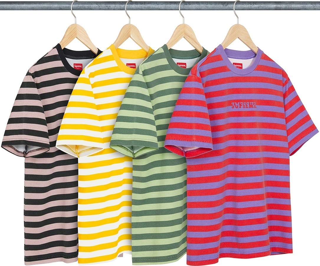 Reverse Stripe S/S Top